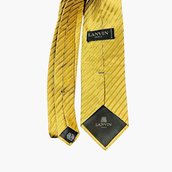 LANVIN Lot of 7 100% Silk Ties Made in Italy - Picture 12 of 12